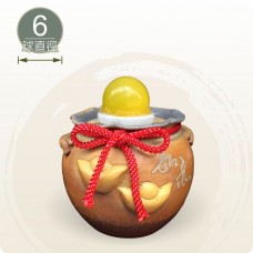 【風水球(小)】招財雙元寶滾球(6cm滾球)