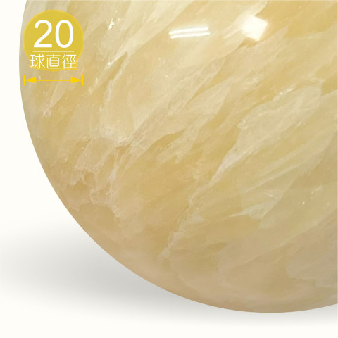 【唐楓滾球】20cm 黃玉球｜天然