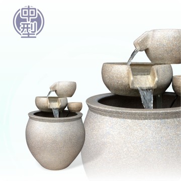 【唐楓流水】陶藝灰三層流水｜中