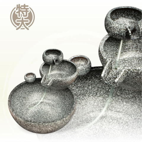 【唐楓流水】仿青斗盆型三層流水｜大