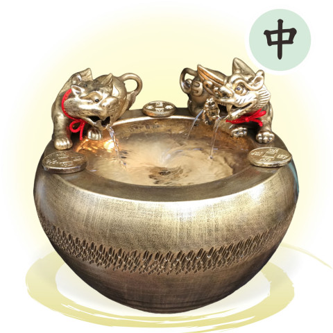 【唐楓流水】中金三聖獸｜漩渦流水