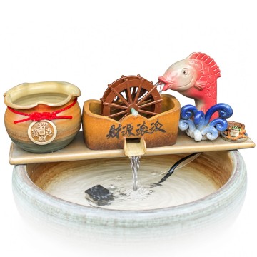 【唐楓流水板】魚躍龍門-水車｜流水板