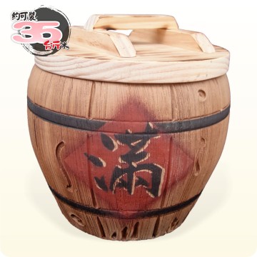 【唐楓米甕】仿木 (滿) 米甕｜約可裝35台斤米米甕