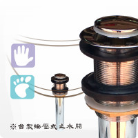 台製按壓式止水閥｜長