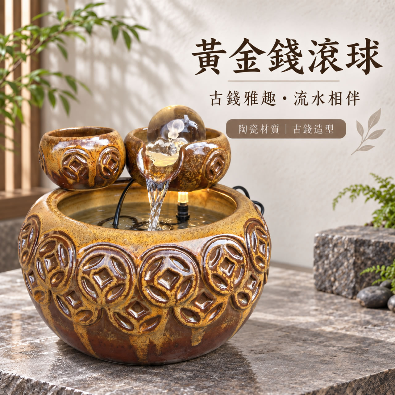 【唐楓滾球】黃金錢滾球｜6cm球