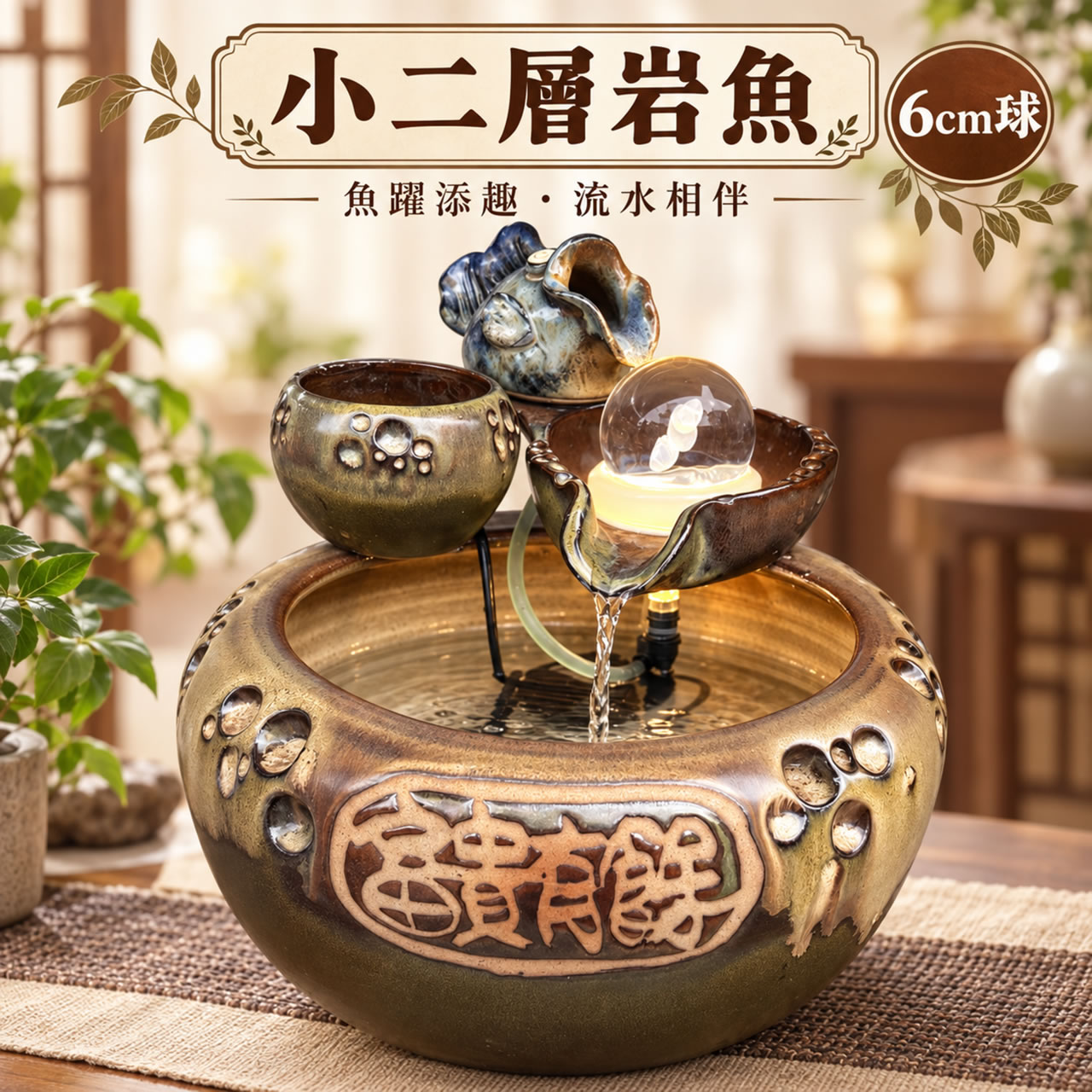 【唐楓滾球】小二層岩魚｜6cm球