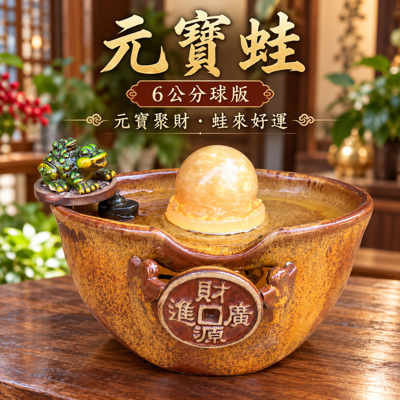 【唐楓滾球】元寶蛙｜6cm球