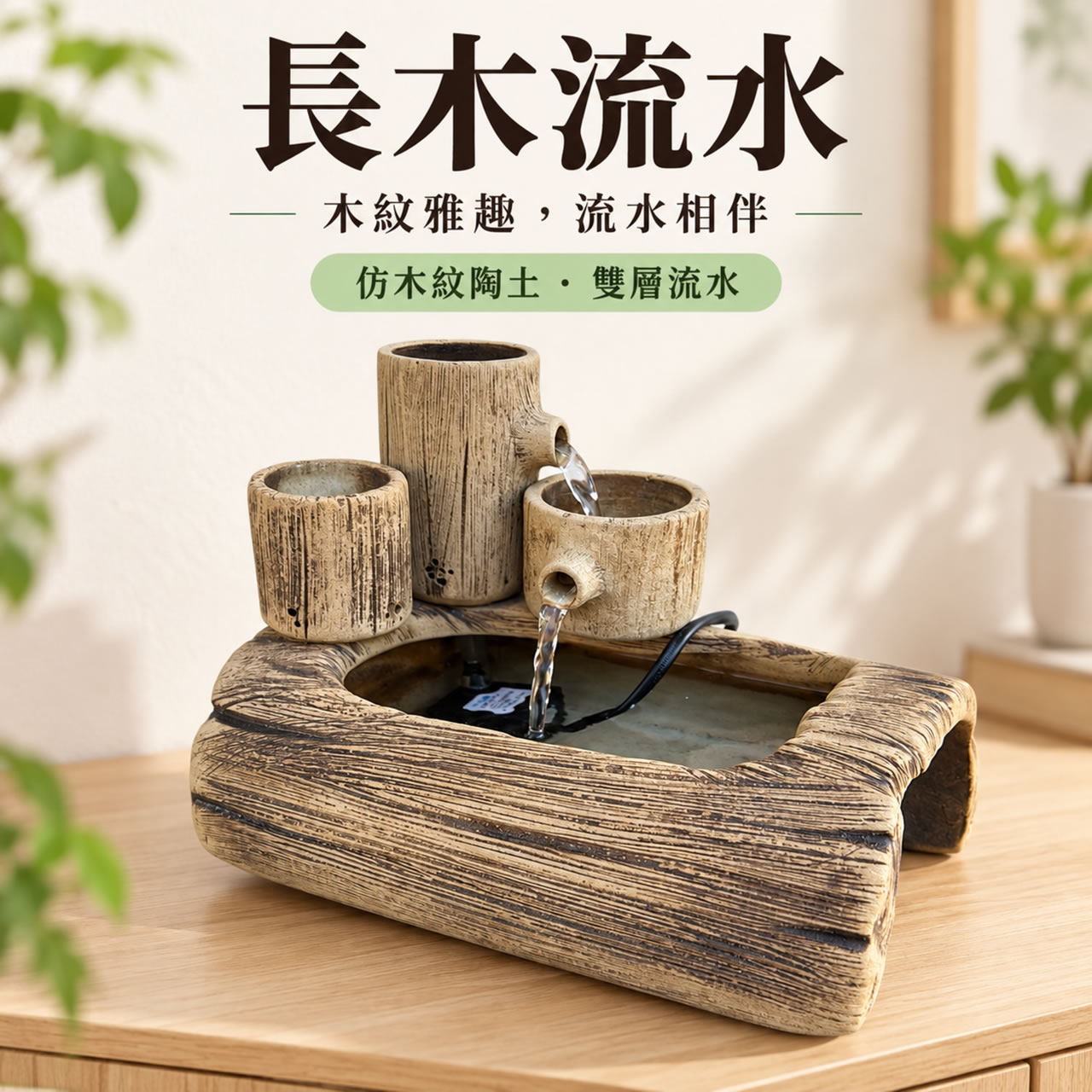 【唐楓流水】長木｜流水