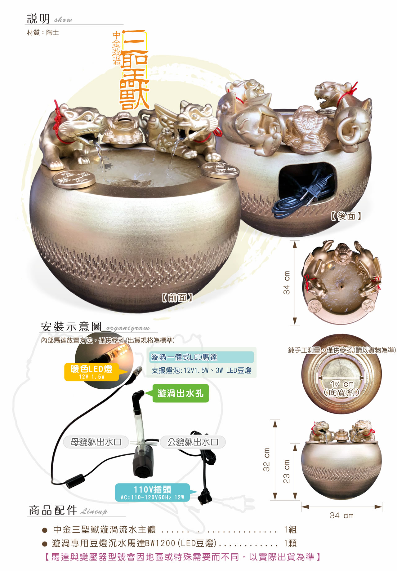【唐楓流水】中金三聖獸｜漩渦流水