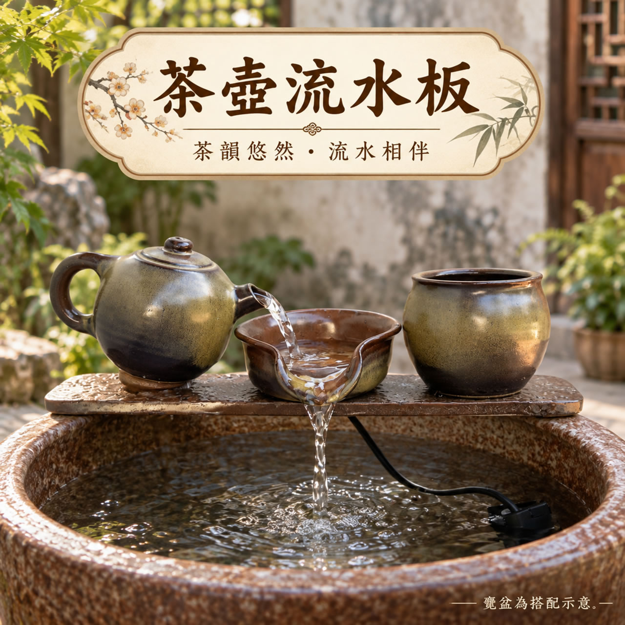 【唐楓流水板】茶壺｜流水板